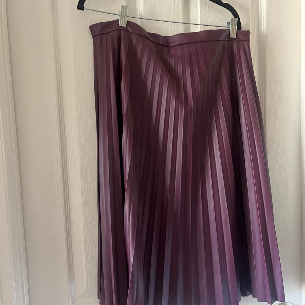 Bagatelle Deep Purple A-Line Skirt